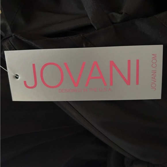 Jovani BLACK Corset A-Line Ballgown | Size 8 NWT | Formal Evening Gown - Picture 6 of 7